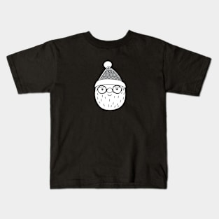 Black and white Christmas Kids T-Shirt